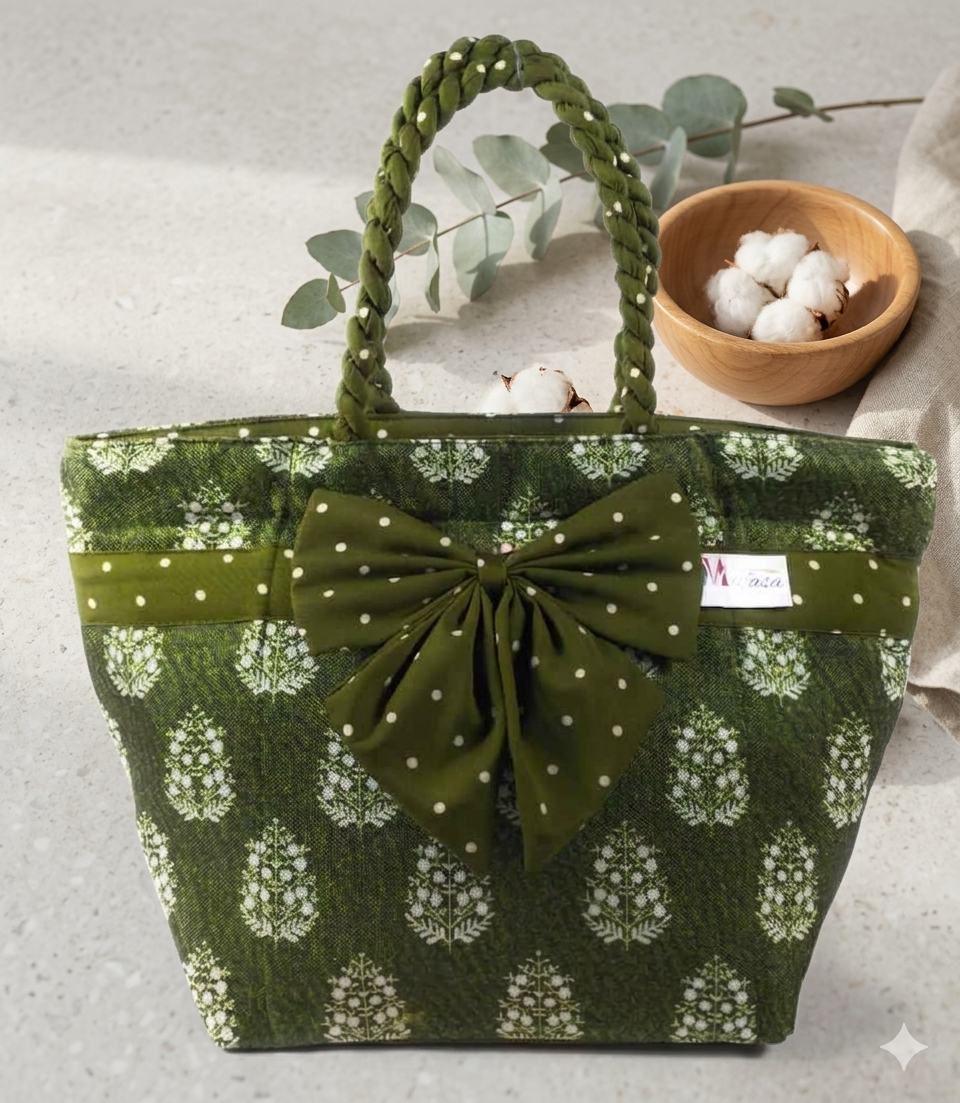 Mufasa Bow Handbag for Women | Handcrafted Ladies Purse