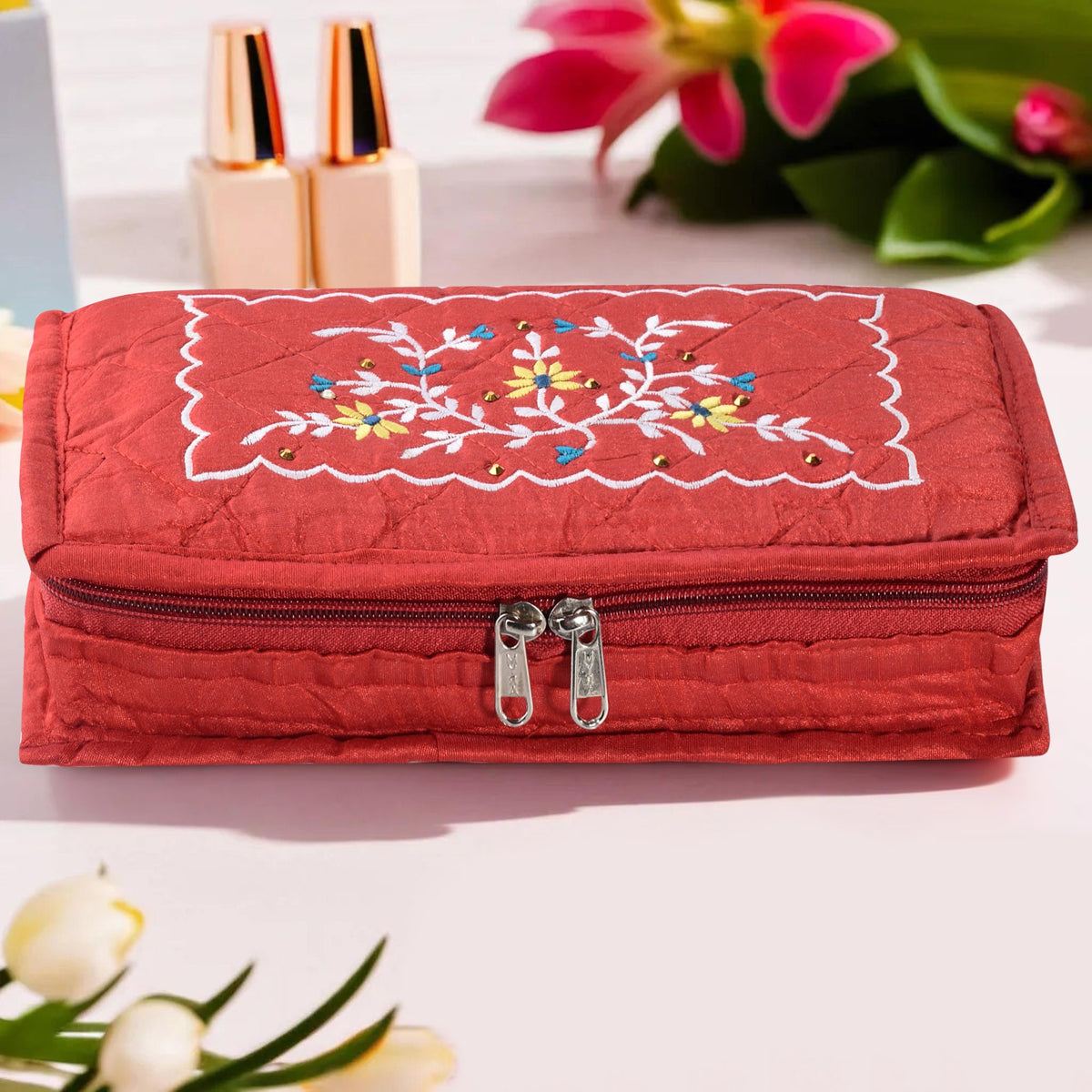 7 POCKET EMBROIDERY JEWELLERY KIT
