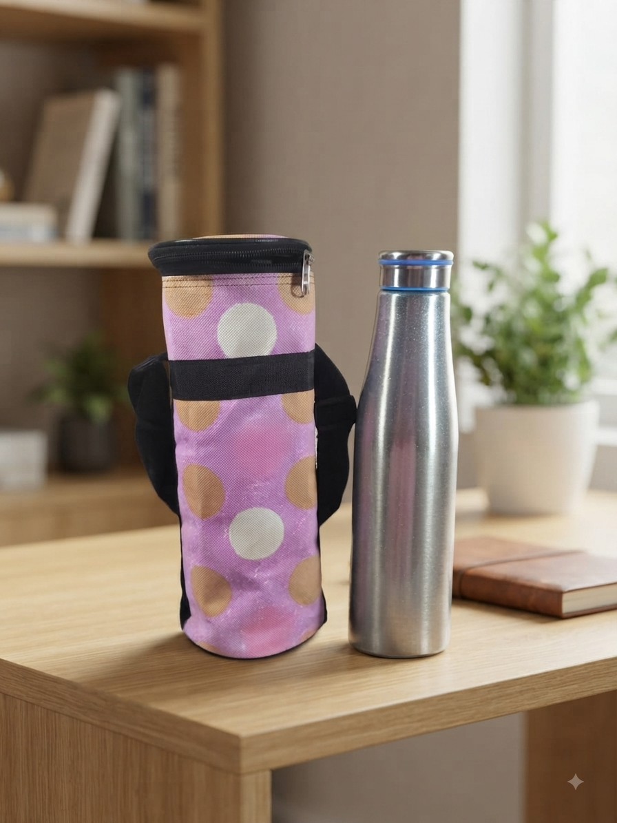 Mufasa Bottle Cover Carrier Holder Sleeve Adjustable Handle & Zipper Closure Bottle Carry Bag Water Bottle Cover Shoulder Strap
