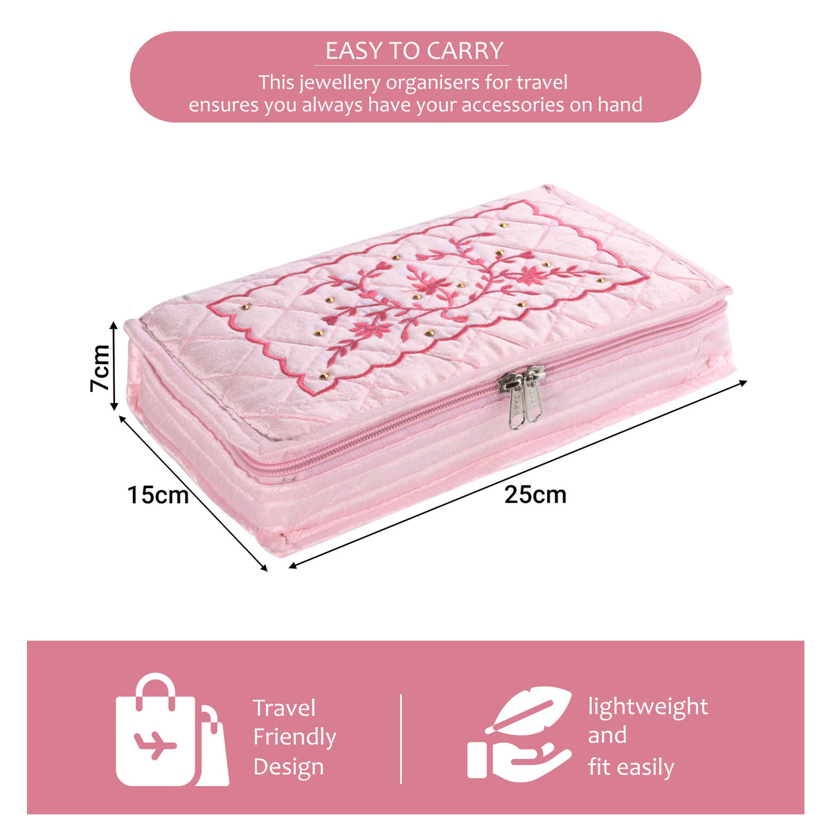 7 POCKET EMBROIDERY JEWELLERY KIT