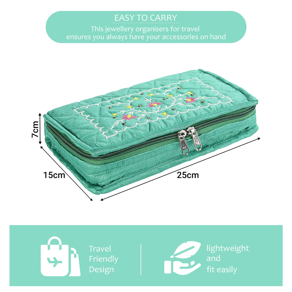 7 POCKET EMBROIDERY JEWELLERY KIT
