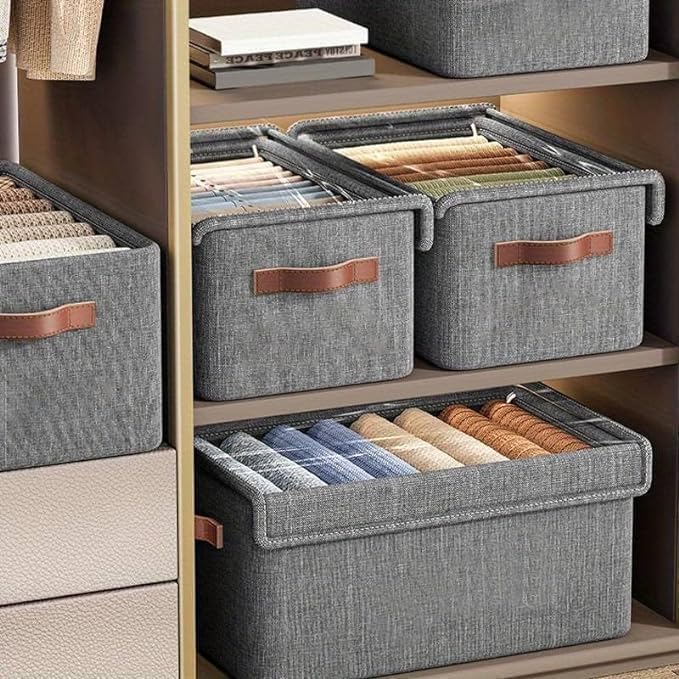 Multipurpose Storage Organiser with Transparent Lid