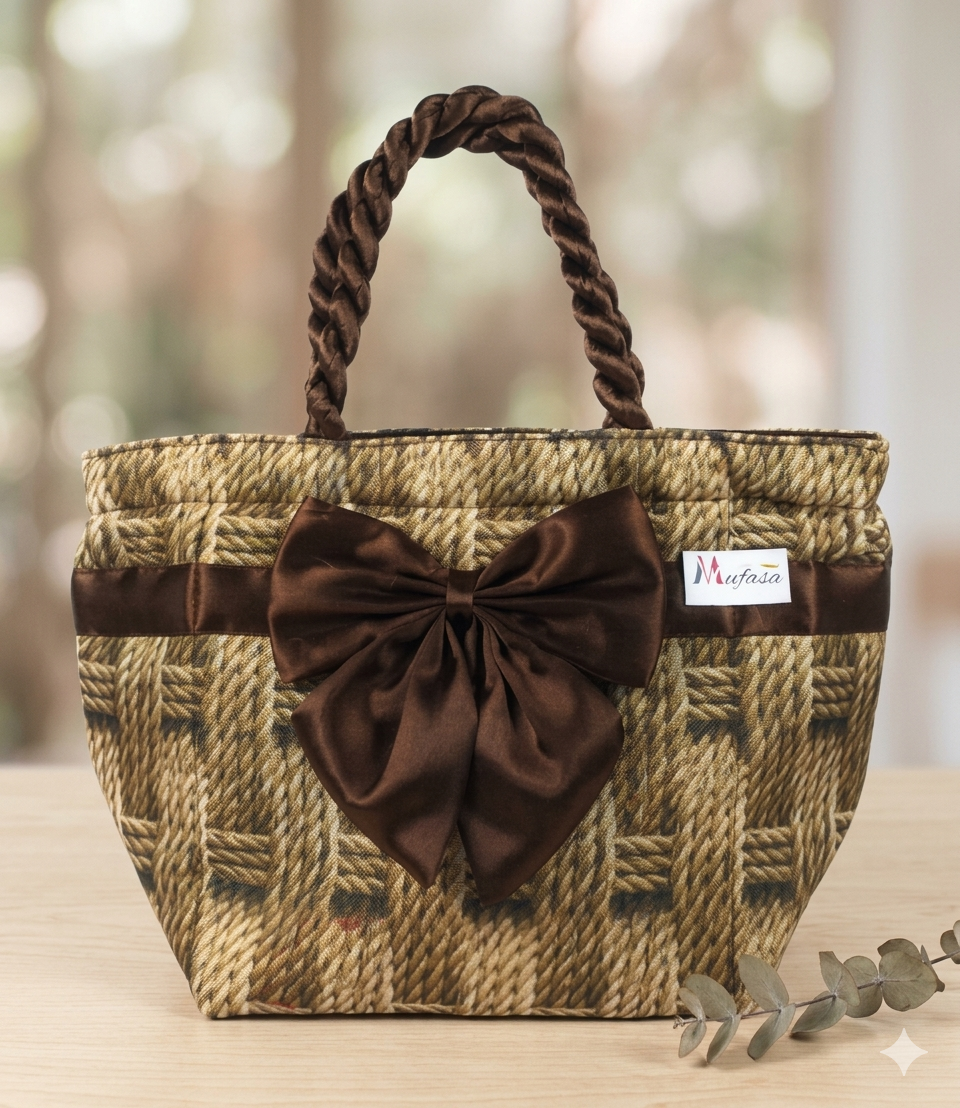Mufasa Bow Handbag for Women | Handcrafted Ladies Purse