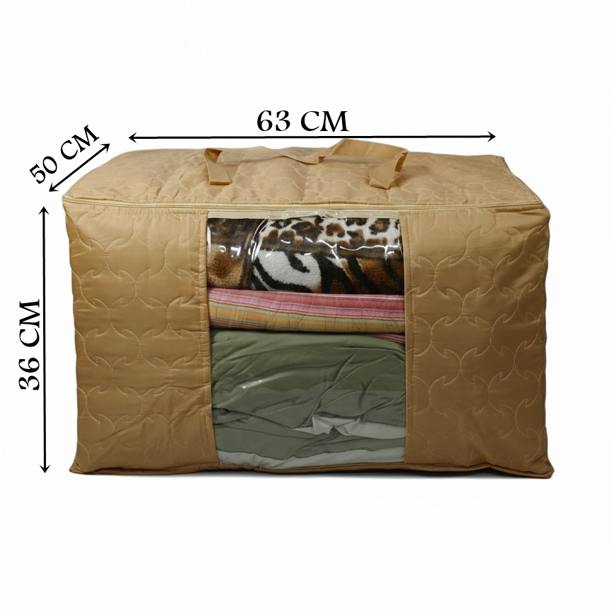 Mufasa 113L Blanket Storage Bag | Large Handcrafted Cover for Quilts, Razais & Comforters