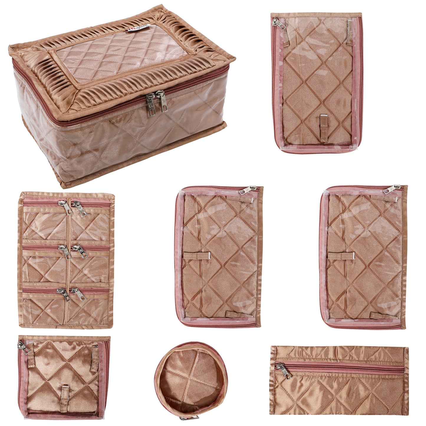 Jewellery Organiser with 16 Dedicated Pockets