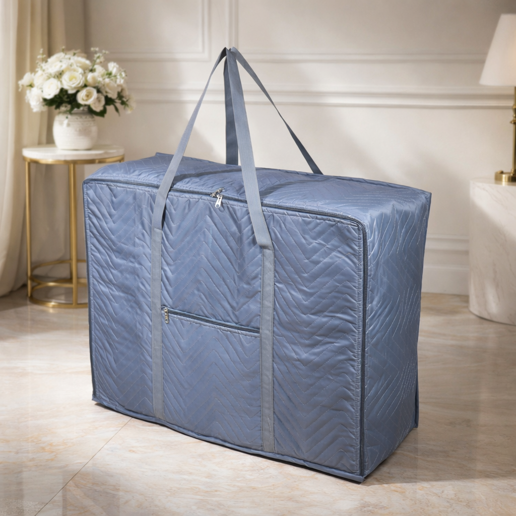 Mufasa 75L Zigzag Design Blanket Cover | Handcrafted Blanket Storage Bag