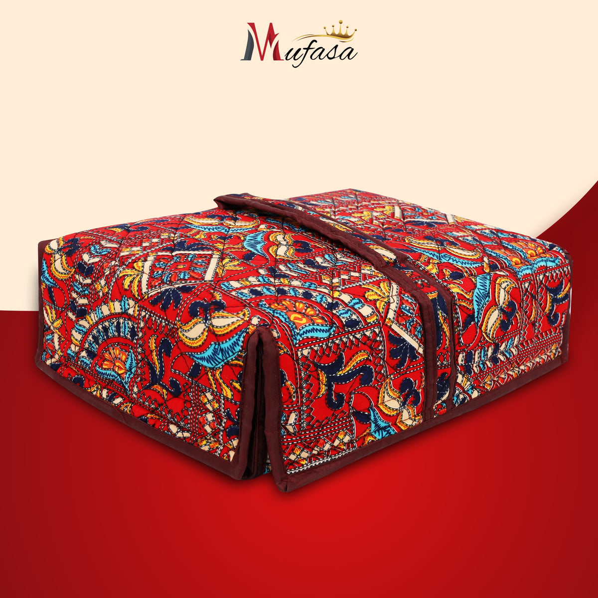 Mufasa All-in-One Jackpot Jewellery Organiser | Handcrafted Jaipuri Jewellery Storage Bag