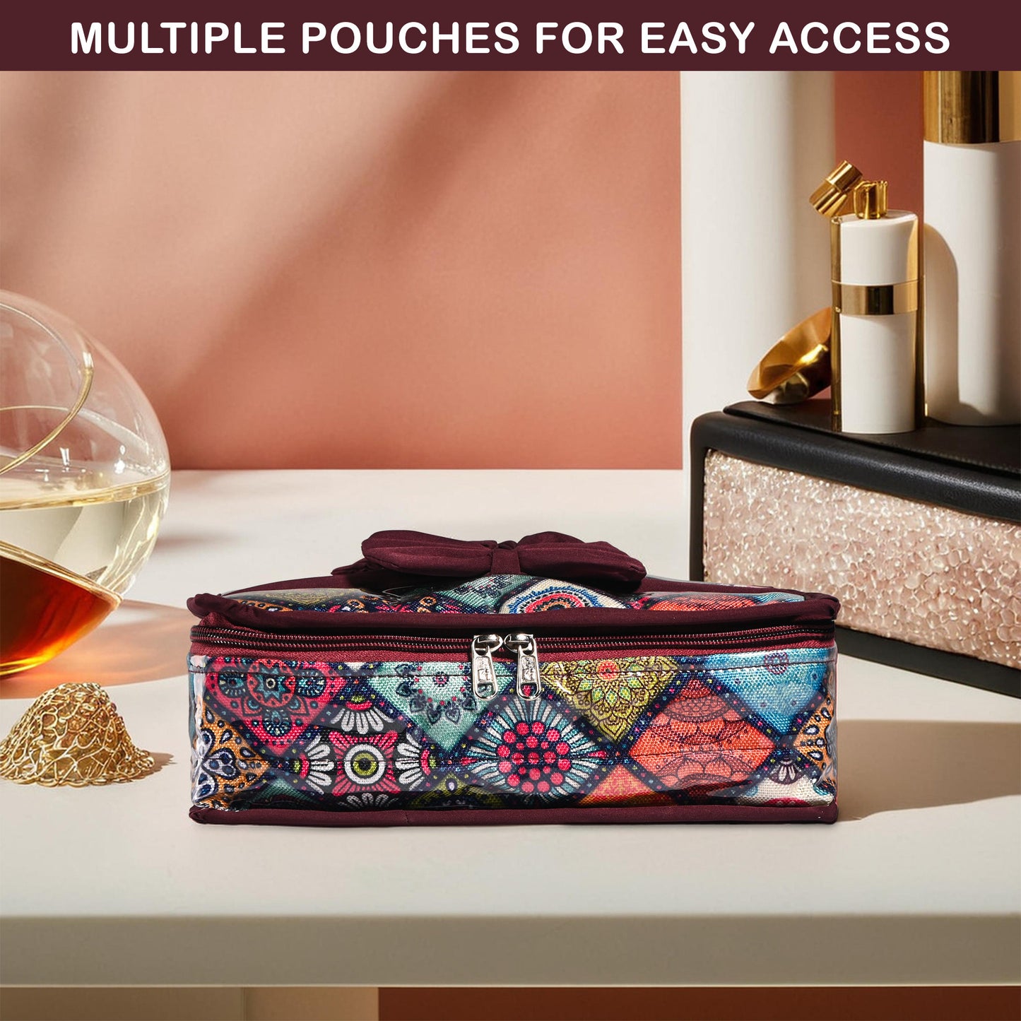 Jewellery Organiser with 7 Pockets