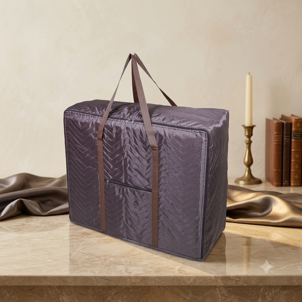 Mufasa 75L Zigzag Design Blanket Cover | Handcrafted Blanket Storage Bag